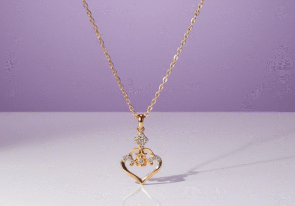 Heart-shaped stainless steel pendant necklace for women – waterproof and anti-tarnish - Swifts Vibe